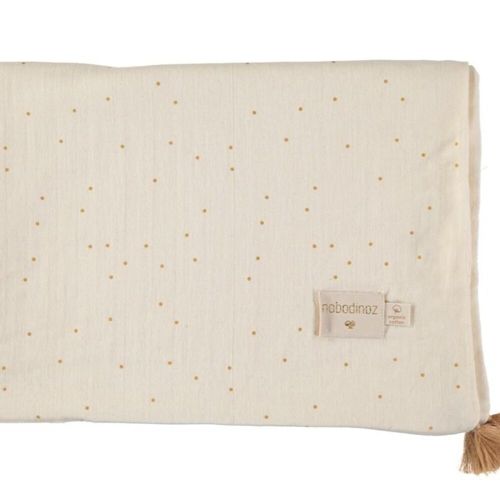 Treasure summer blanket 100x70 honey sweet dots natural