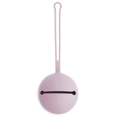 Fopspeenhouder silicone Soft Lilac